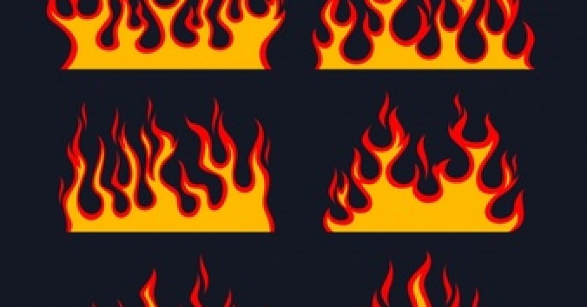 assortment-flat-flames-with-different-designs_23-2147613464